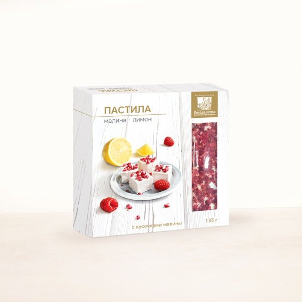 №2 Пастила 135г малина-лимон  в Лесной
