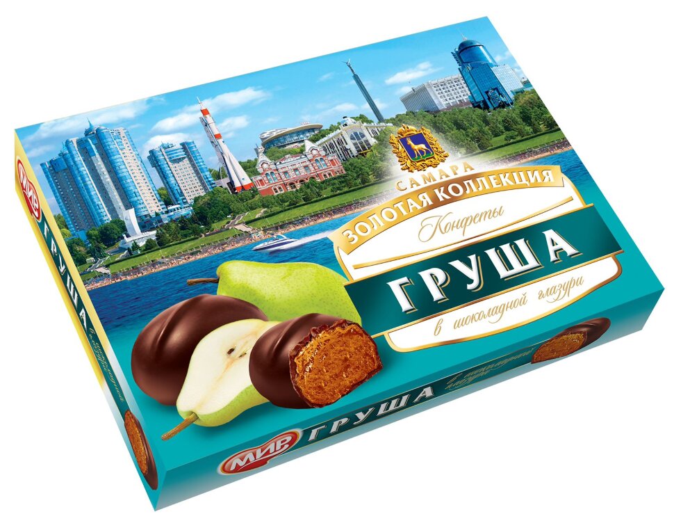  КФ МИР Груша в шоколадной глазури 160г  в Лесной