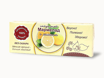  Мармелад натуральный "Лимон" 140г в Лесной