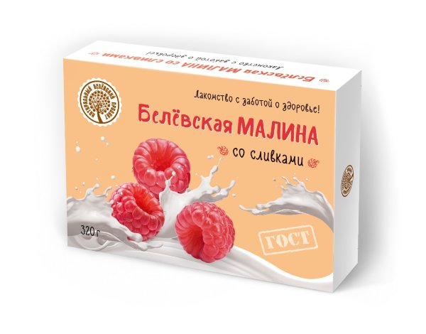 №2 Малина со сливками Белёвская, 320г   в Лесной