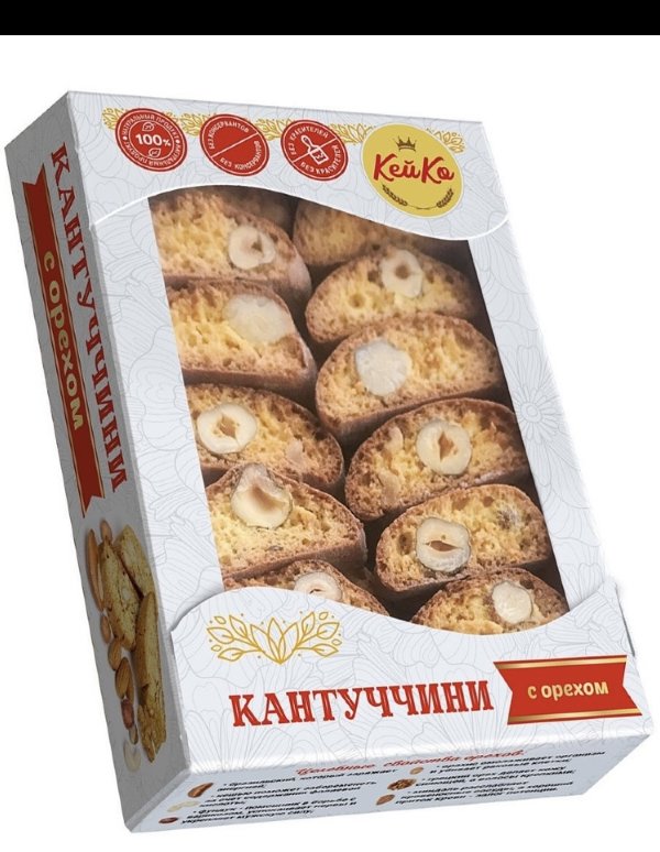 №3 Кей Ко Кантуччини с орехом, 200г    в Лесной