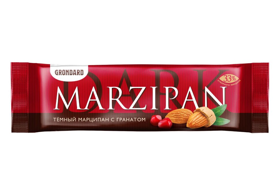  TM Grondard     (10973) Батончики глазированные Марципановые ГРАНАТ, (24шт по 50г)       в Лесной