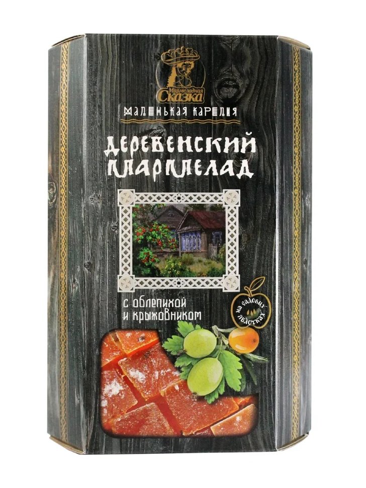  Мармелад деревенский "С крыжовником и облепихой" 300г в Лесной