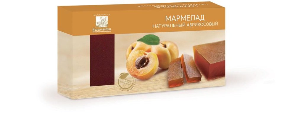  Мармелад пластовый 210г абрикосовый  в Лесной
